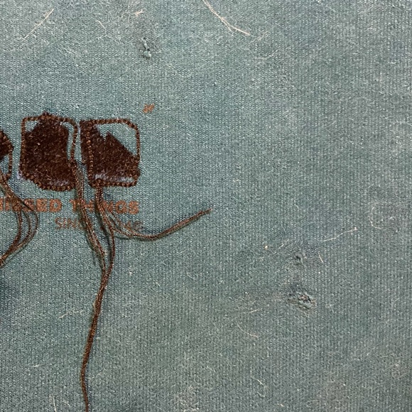 Ader Error Blue Stitched Logo Crewneck - Picture 14 of 14